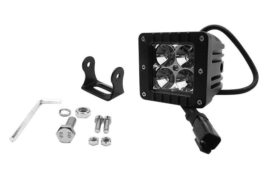 3" X 3" Southern Truck 16W Square Led Cube Light Flood Beam 1,440 Lumens Each