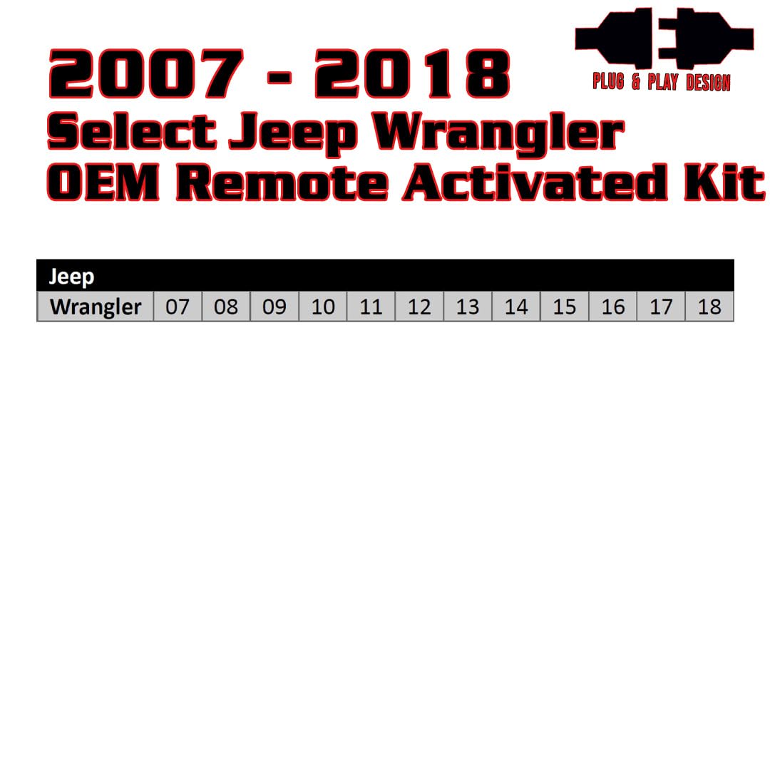 Remote Start Kleinn Compatible with Jeep Wrangler JK 2007-2018