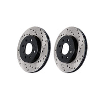 12867046L Centric Sport Cross Drilled Brake Rotor