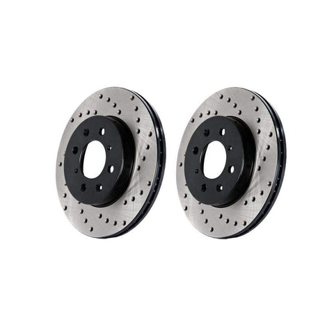 12867046L Centric Sport Cross Drilled Brake Rotor