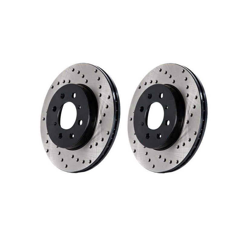 12867046L Centric Sport Cross Drilled Brake Rotor