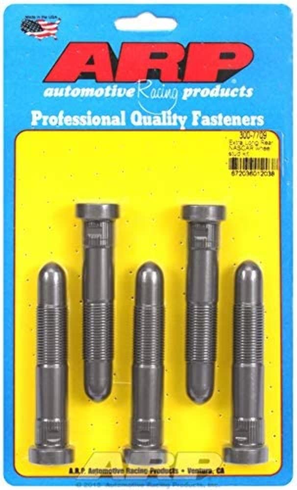 NASCAR Wheel Stud Kit - 2.750 Thread Length - 3.50 UHL - 1.550 Knurl Length (Pack of 5)
