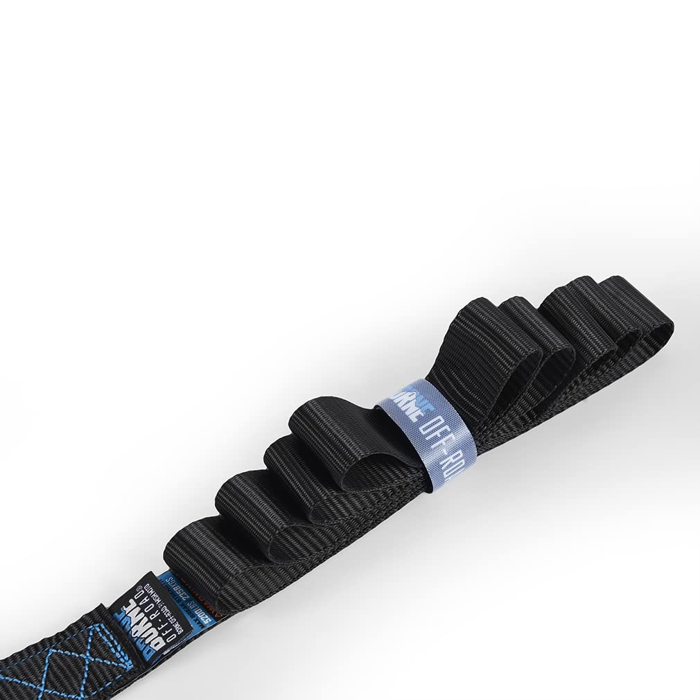 Heavy-Duty Borne Off-Road Ratchet Tie-Down Kit (2-Pack), Black