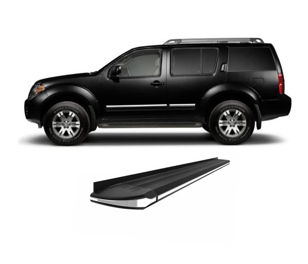 Exceed Black Horse Running Boards Compatible with 2005-2012 Nissan Pathfinder-EX-NIPA