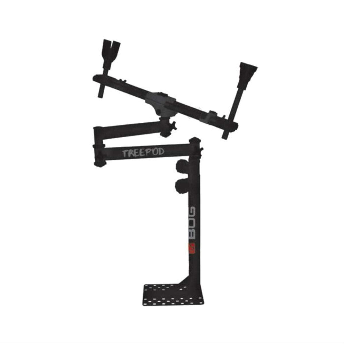 TreePod BOG Hunting Rest with Maximum Shooting Stability, Non-Marring Hands-Free Gun Rest, Adjustable Height, Ambidextrous, Tilting Frame, and Durable Design for Hunting, Shooting, and Outdoors