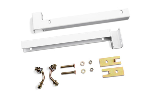 BACKRACK Hardware Kit for use w/ 21" Toolbox, White, N | RealTruck | 30327TBW | Fits 2005-2023 Toyota Tacoma