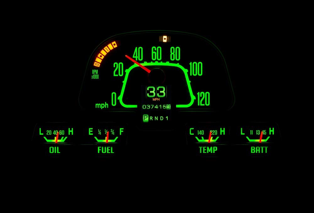 Dakota Digital Compatible with 1962-84 Toyota FJ RTX-62T-FJ-X Retrotech Analog Gauge Instrument System