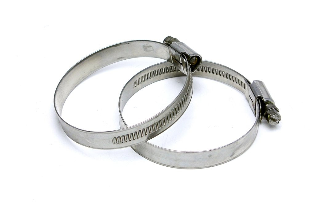 HPS Stainless Steel HPS Performance Embossed Hose Clamps SAE 28, Effective Size: 1-9/16" - 2-1/4", 1/2" Band, Pack of 2 (EMSC-40-60x2)