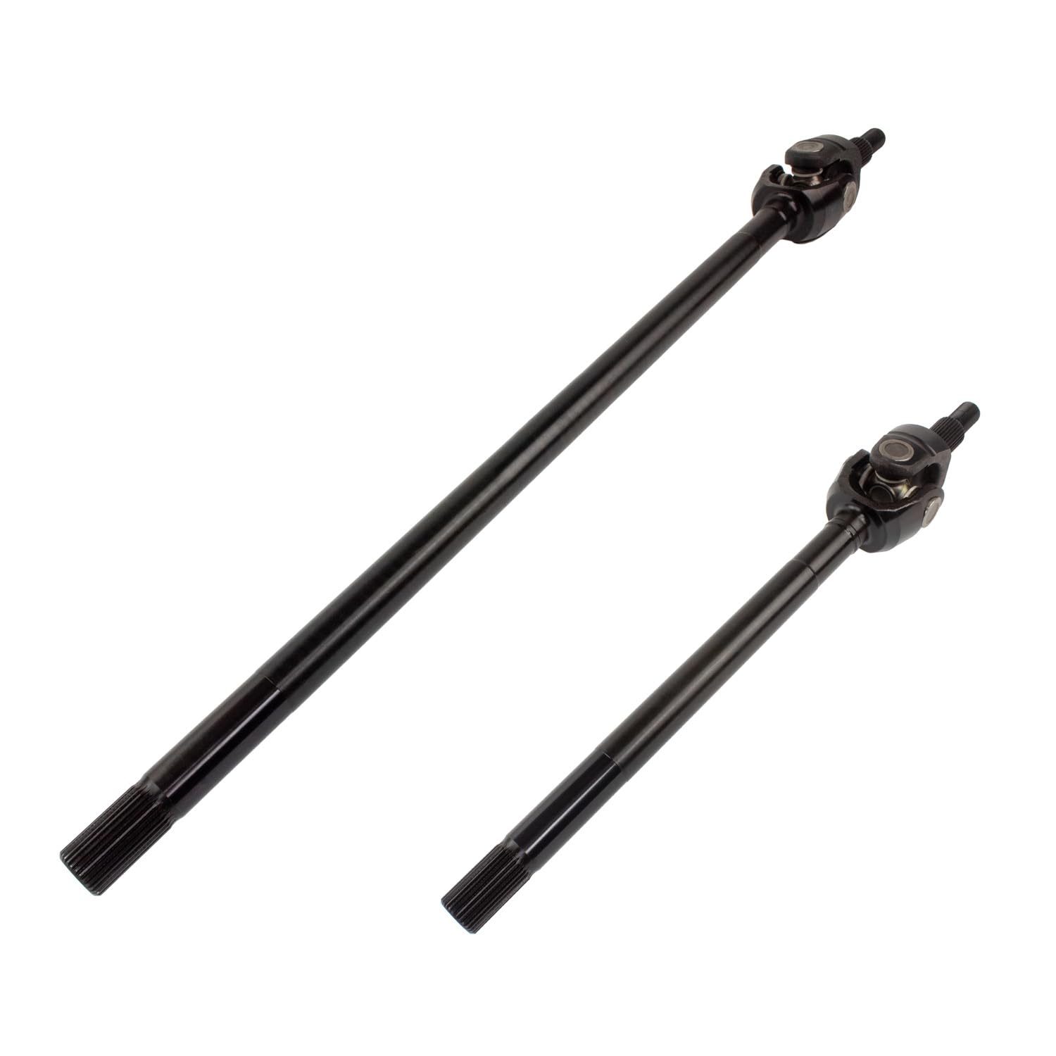 TEN Factory Bolt Pattern MG22155 Spline Drive Axle Shaft Assembly for Dana 44 Standard 30 Spline Left and Right - Fits Jeep Wrangler JK Rubicon (2007–2018) Replaces 12155 AXN24115 DC-D44-JK, YA W24168