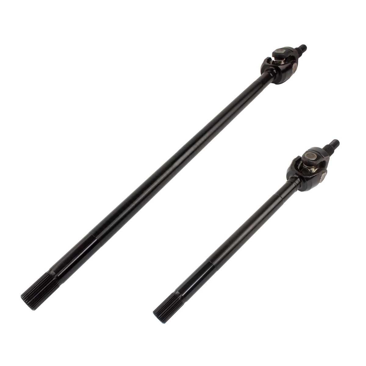 TEN Factory Bolt Pattern MG22155 Spline Drive Axle Shaft Assembly for Dana 44 Standard 30 Spline Left and Right - Fits Jeep Wrangler JK Rubicon (2007–2018) Replaces 12155 AXN24115 DC-D44-JK, YA W24168