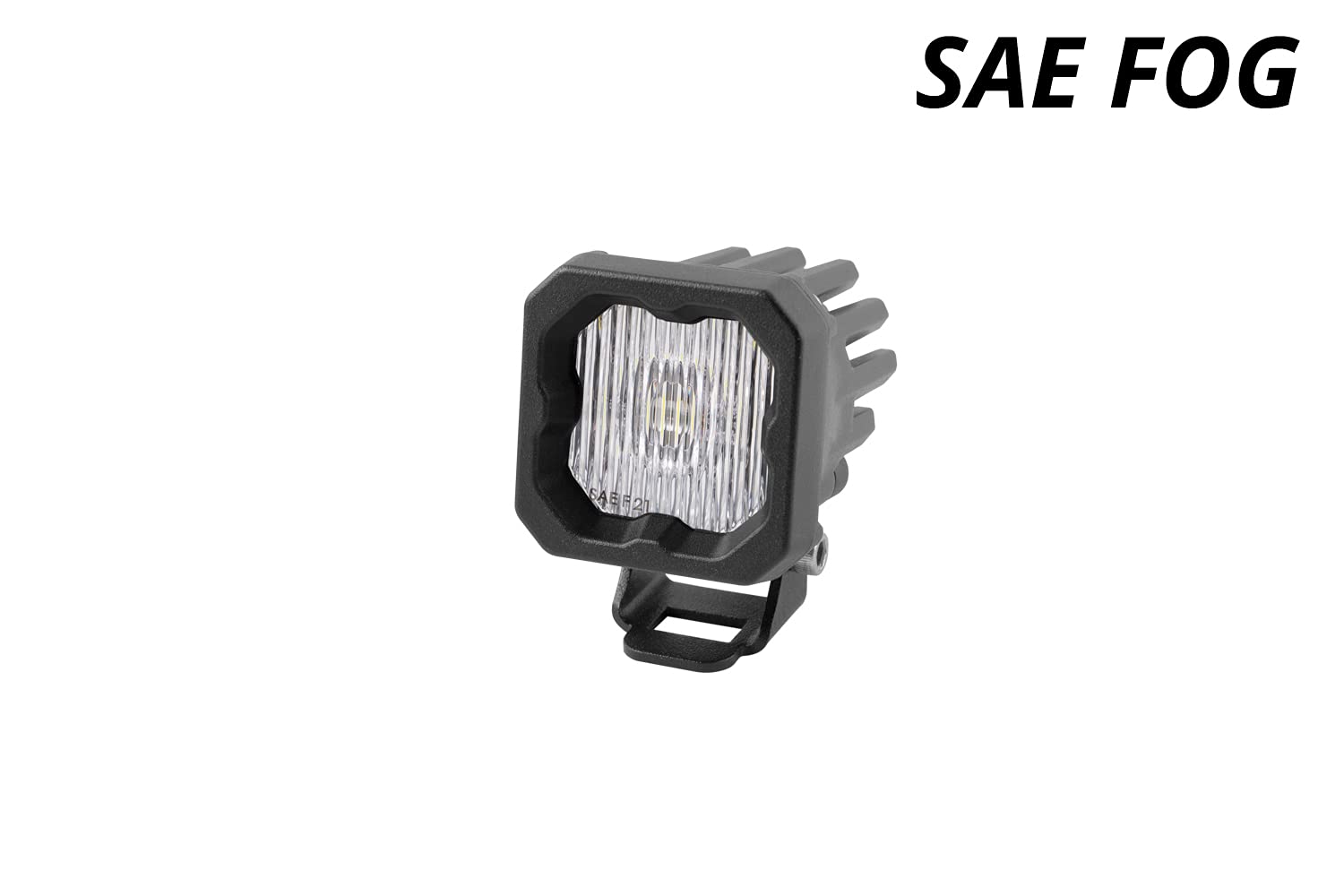 Diode Dynamics SAE/DOT Fog SSC1 White Standard LED Pod (one), Fog w/Amber Backlight