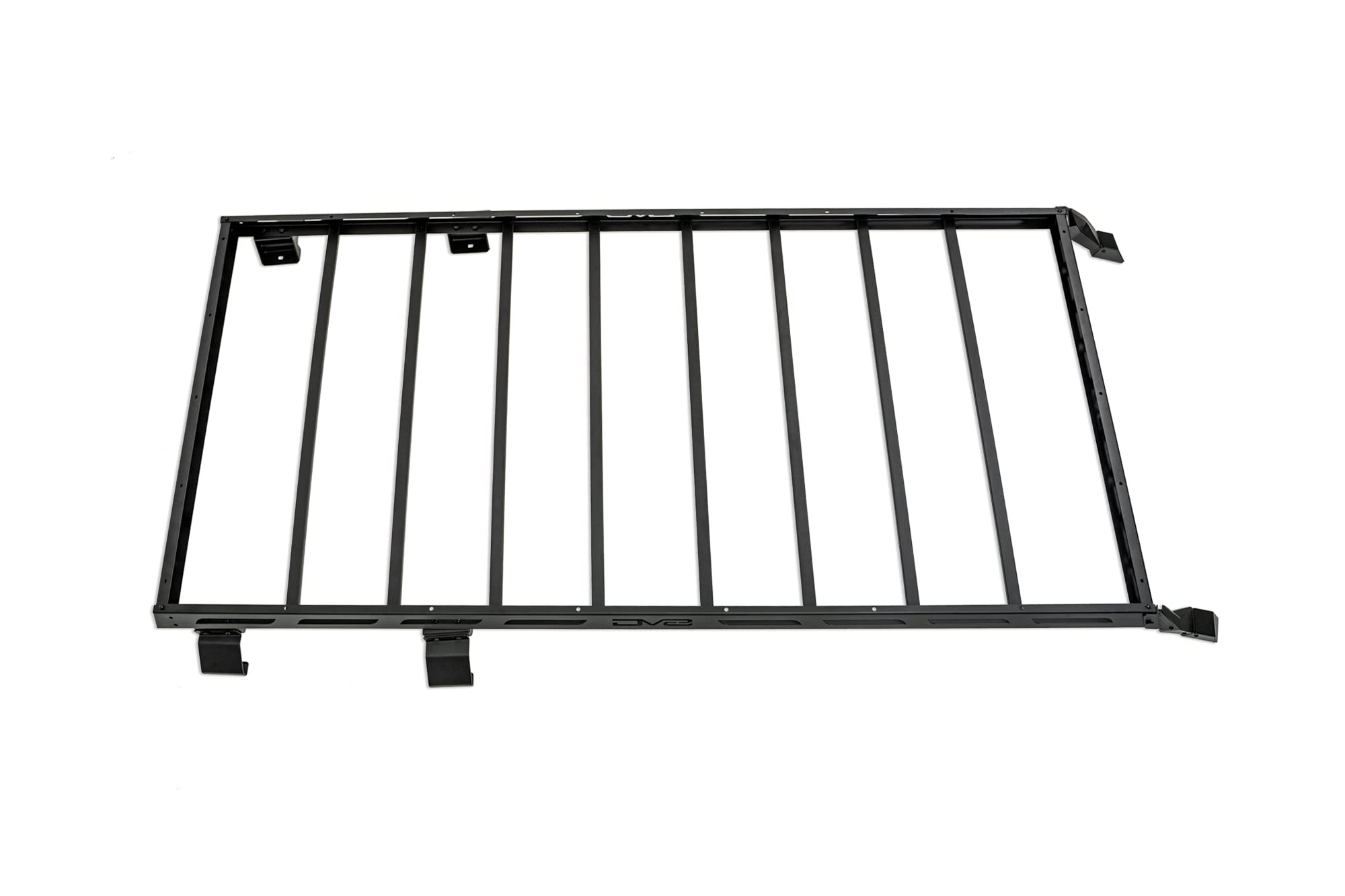 Hard Top Roof Rack DV8 Offroad for 2021-2025 Ford Bronco 4-Door | OEM Hardtop | Mounts 40” & 50” Light Bar | Bolt-On Installation | Multiple Tie Down Points | 200 lb Capacity | Multiple Accessories