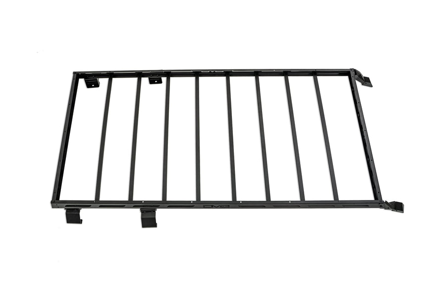 Hard Top Roof Rack DV8 Offroad for 2021-2025 Ford Bronco 4-Door | OEM Hardtop | Mounts 40” & 50” Light Bar | Bolt-On Installation | Multiple Tie Down Points | 200 lb Capacity | Multiple Accessories