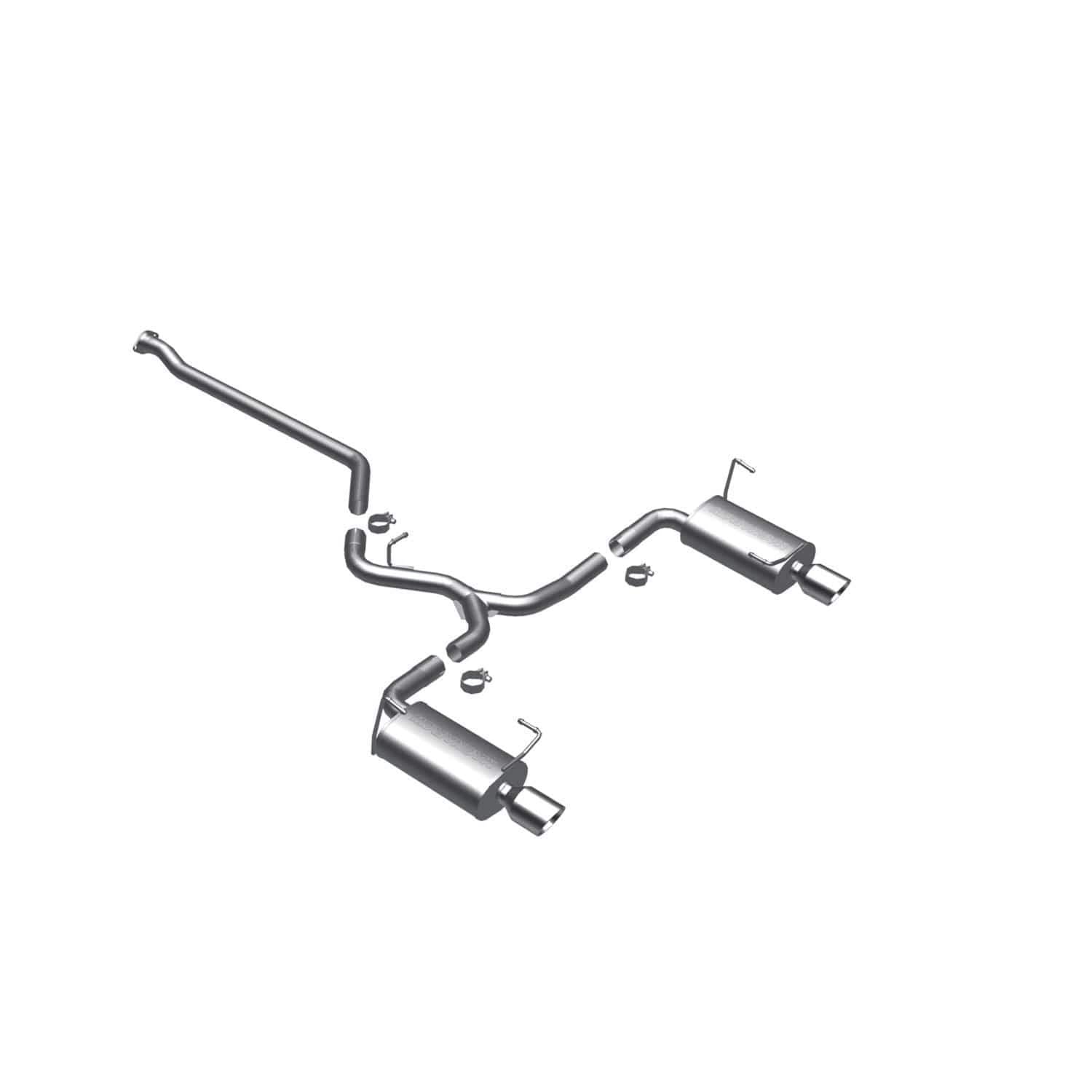 Performance MagnaFlow Exhaust System 16856: Cat-Back, Street Series, Compatible with 2008-2010 Subaru Impreza
