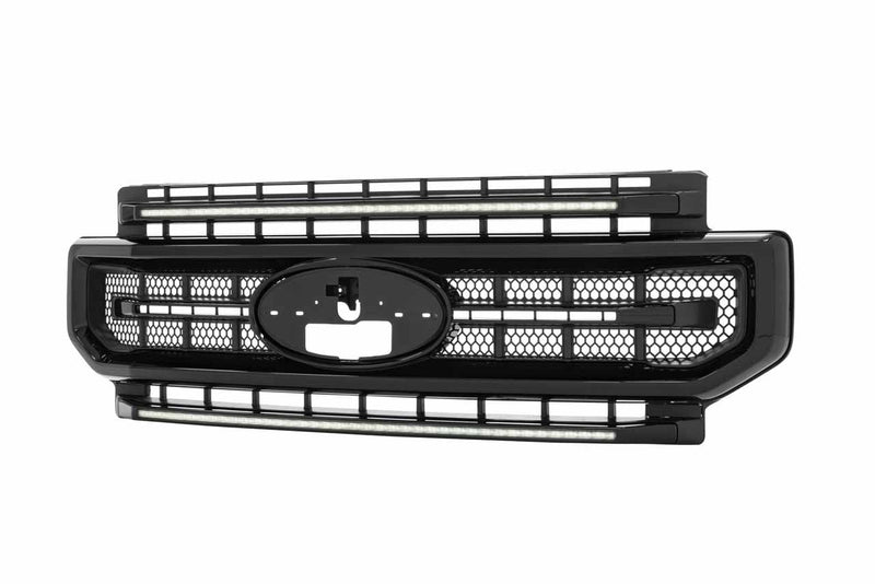 Ford Super Duty Morimoto XBG LED Grille (20-22) (Gloss Black / White DRL) HTMC XBG10