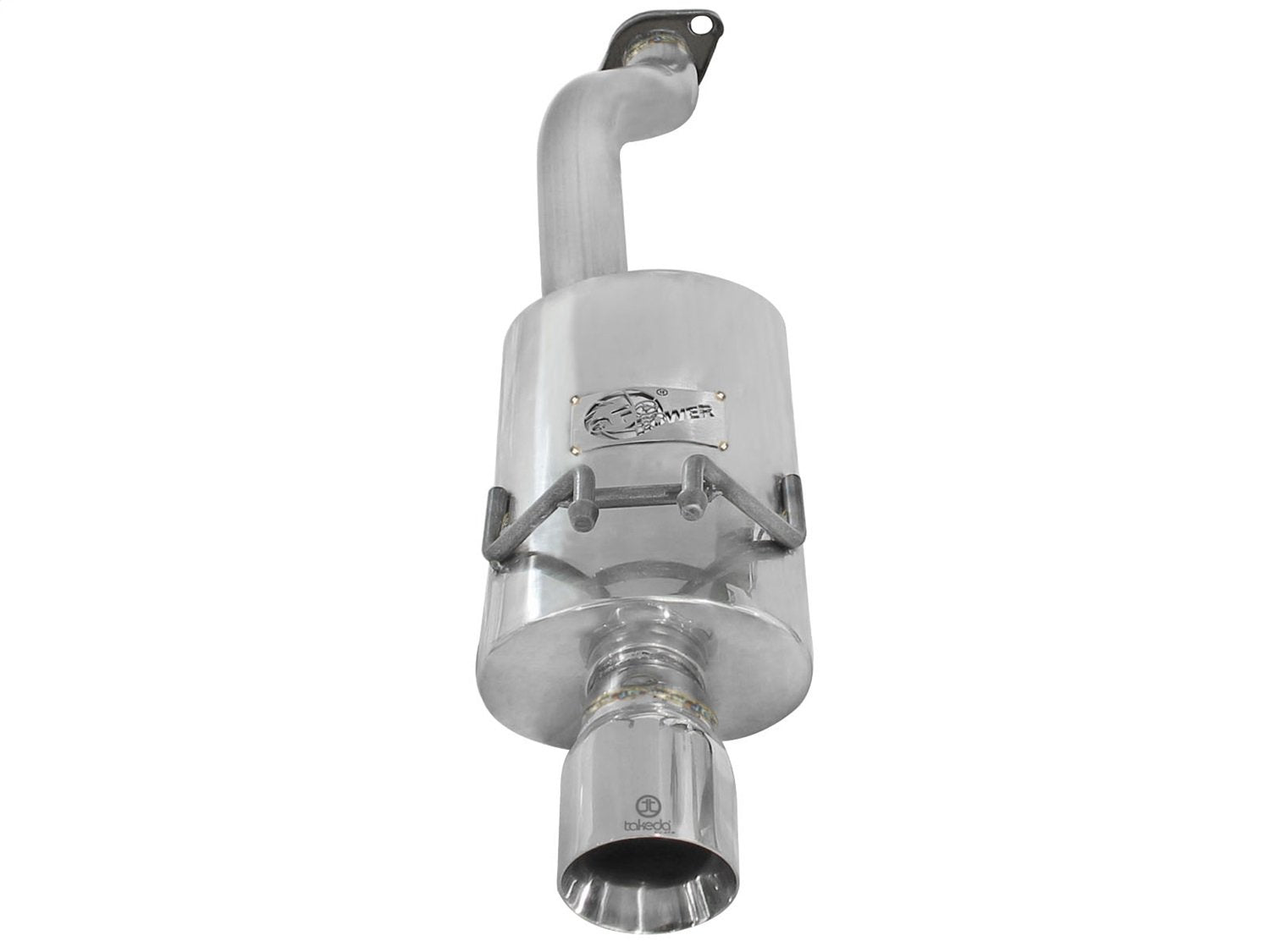 304 Stainless Steel aFe Axle-Back Exhaust System with Polished Tip for Honda Civic EX Sedan L4-1.8L Engine