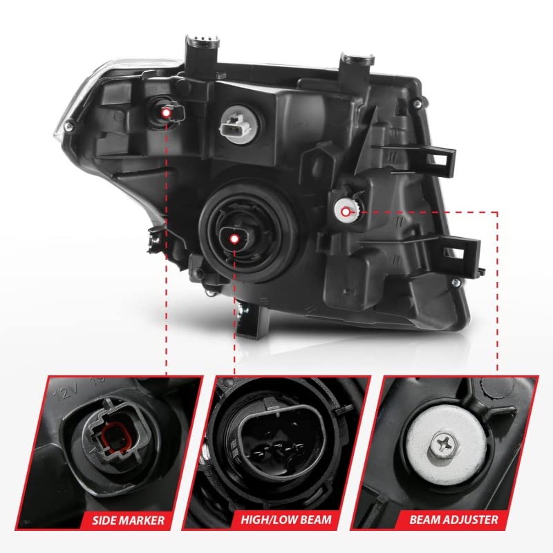 111463 Anzo, Usa Projector Headlamps Fits Nissan Pathfinder