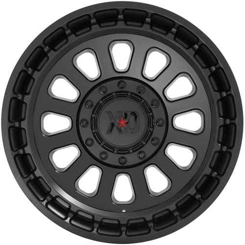 XD Wheels Omega Xd856 Satin Black Wheel with Alloy Steel (17 x 9. inches /5 x 78 mm, -12 mm Offset)