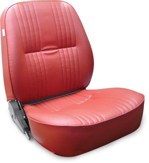 ProCar 80-1400-58R by Scat Red Vinyl Racing Pro90 Low Back Recliner Right Seat
