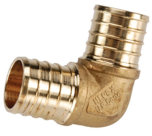 3/8" x 3/8" Elkhart Brass Crimp Fitting Elbow 41138