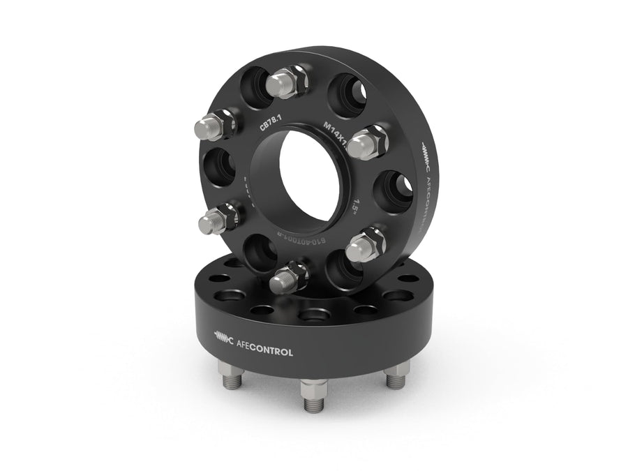 Forged Aluminum aFe Control Wheel Spacers - #610-40T001-B - Chevrolet 1500 19-25 6x5.5mm, CB 78.1mm, 1-1/2 in Thickness