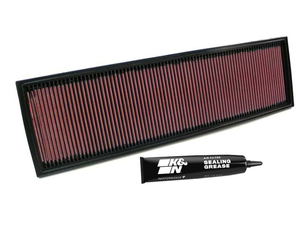 K&N Engine Air Filter: Washable, Increase Power & Acceleration, Premium, Replacement Car Air Filter: Compatible with 1991-2001 BMW (725tds, 525td, 525tds, 325tds, 325td), 33-2706