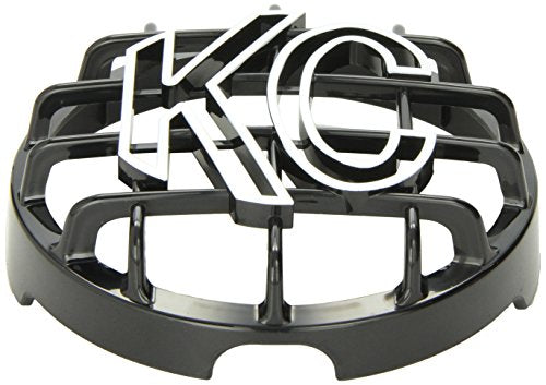 6" KC HiLiTES Black ABS Stone Guard - Single Guard 7210