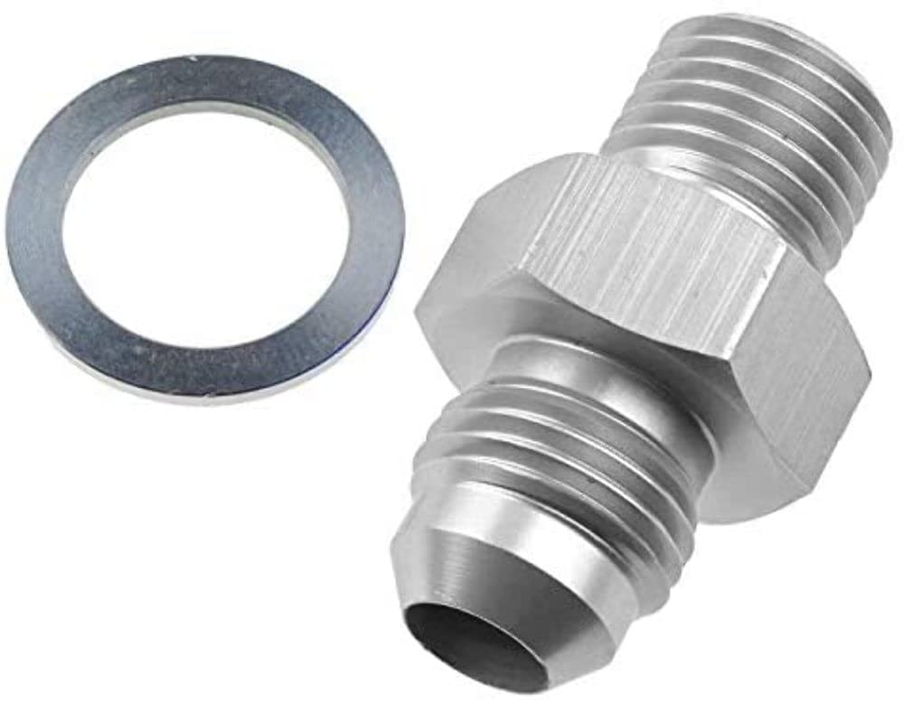 Performance Red Horse 8262-06-04-5 -06 Male AN/JIC Flare To 1/4"NPSM Transmission Fitting -Clear-2Pcs