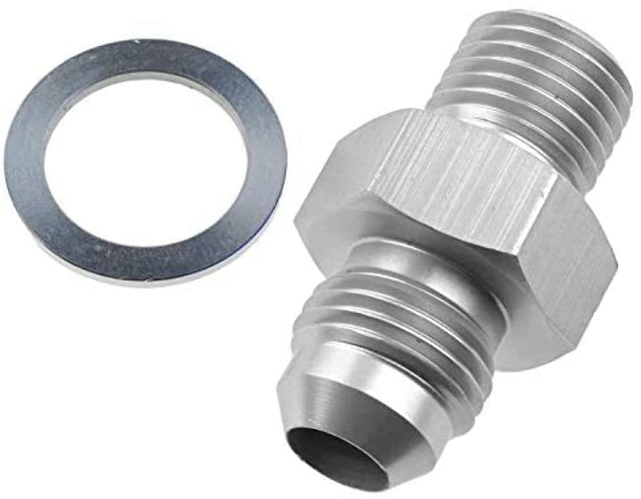 Performance Red Horse 8262-06-04-5 -06 Male AN/JIC Flare To 1/4"NPSM Transmission Fitting -Clear-2Pcs