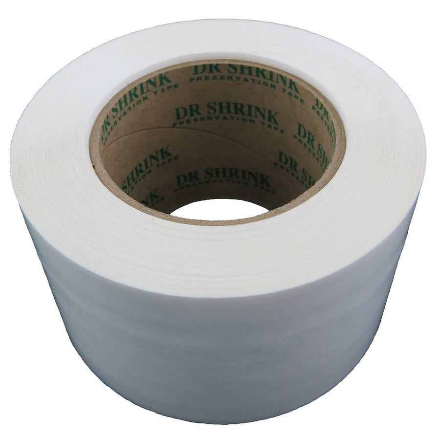 3 in. x 108 ft. White Dr. Shrink DS-713W Preservation Tape