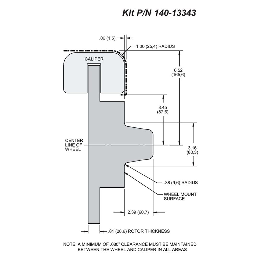 Front DP-DB Kit,11.00", Dril, Red