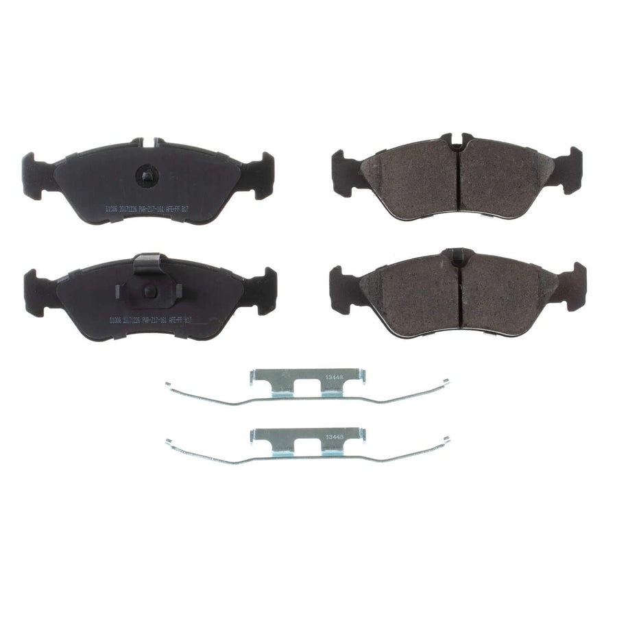 Z17 Power Stop 17-1006 Rear Ceramic Brake Pads with Hardware For Dodge Sprinter 2500, Dodge Sprinter 3500, Freightliner Sprinter 2500, Freightliner Sprinter 3500 [Model Specific]