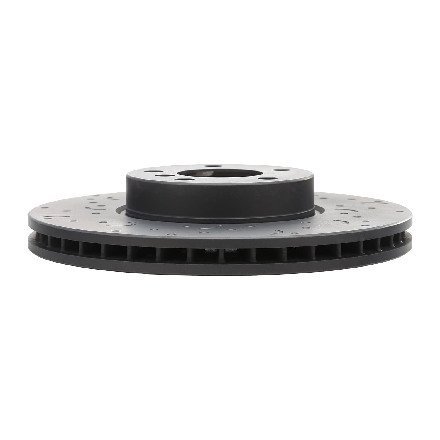 Talon Hawk Performance Brakes Cross-Drilled and Slotted Vented Rotor, 13.07 in. Diameter, 2.45 in. Height