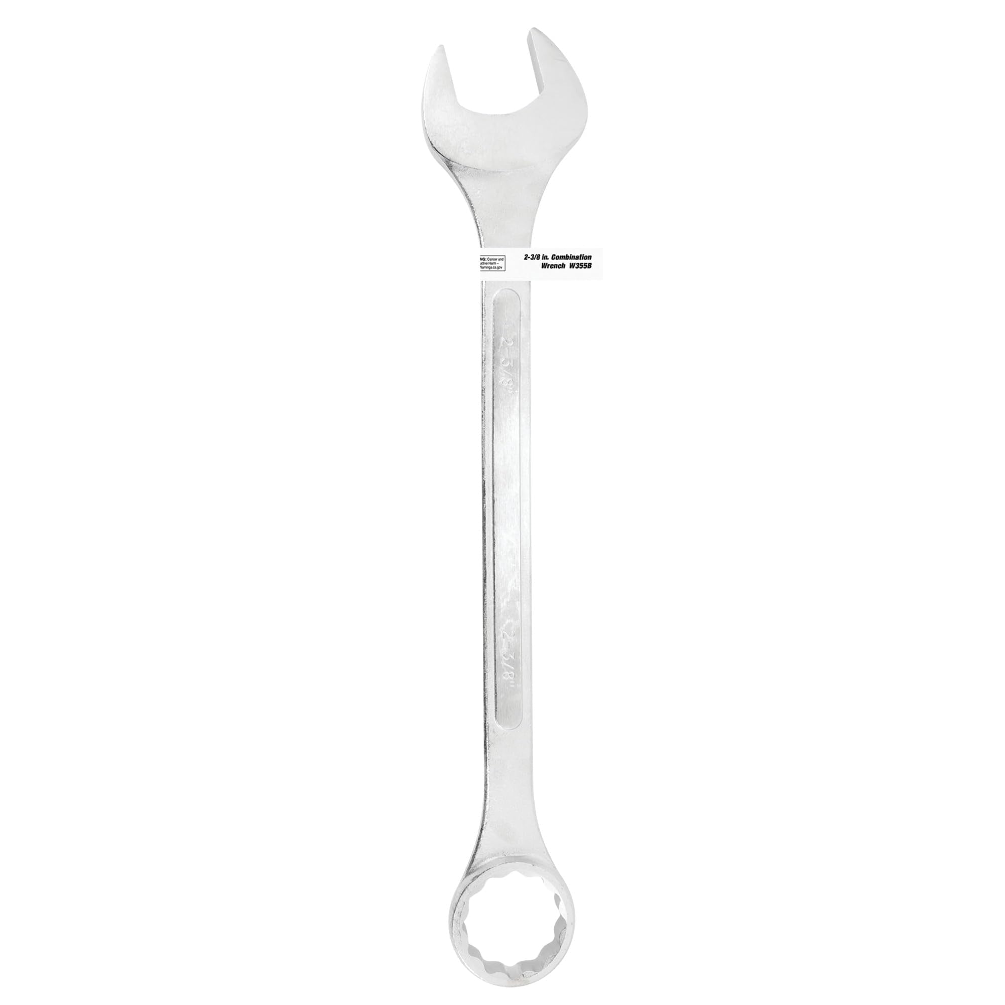 12-Point Combo Wrench Performance Tool W355B with Satin Chrome Finish 2-3/8-Inch Combo Wrench
