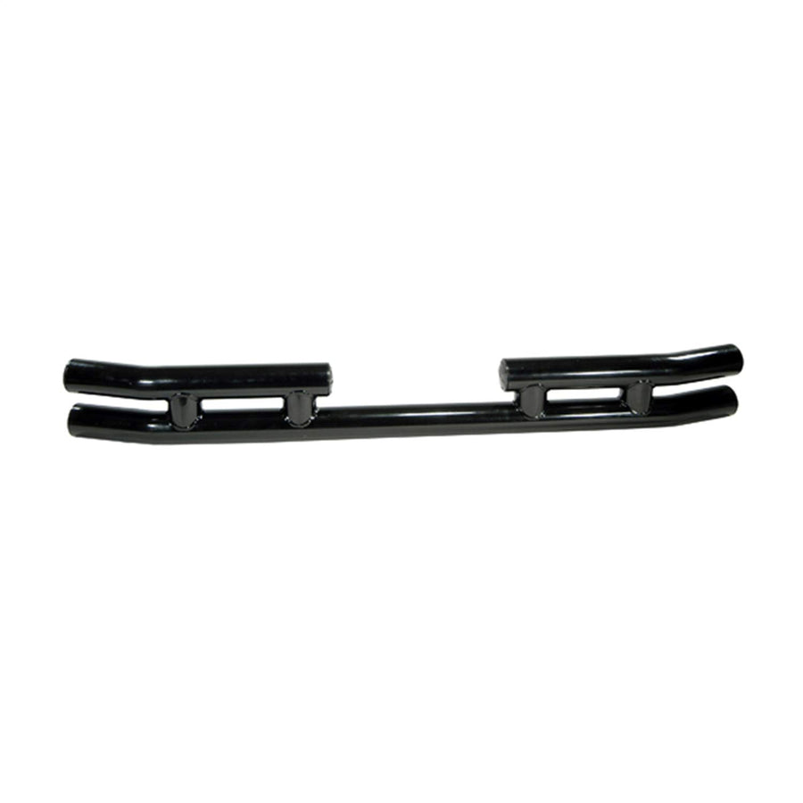 Rear Rugged Ridge Dual Tube Bumper | Mid-Width, Steel, Black | 11570.03 | Fits 1987-2006 Jeep Wrangler YJ/TJ