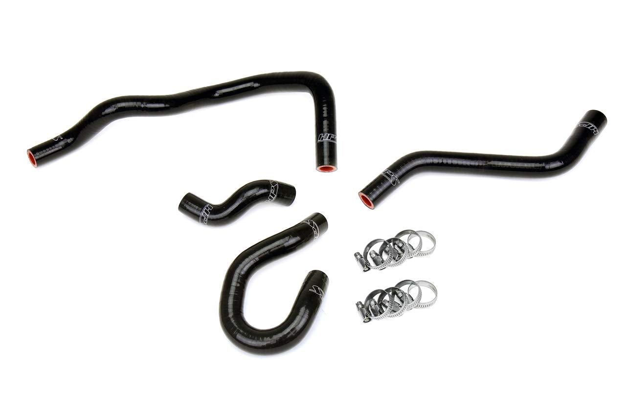 3-ply HPS Black Reinforced Silicone Heater Coolant Hose Kit 57-1774-BLK