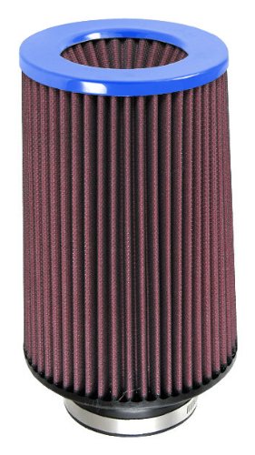 8ply S&B Power Stack Air Filter - Blue Metal Cap, 4.50" Inlet, 8.00" Length, Red Element