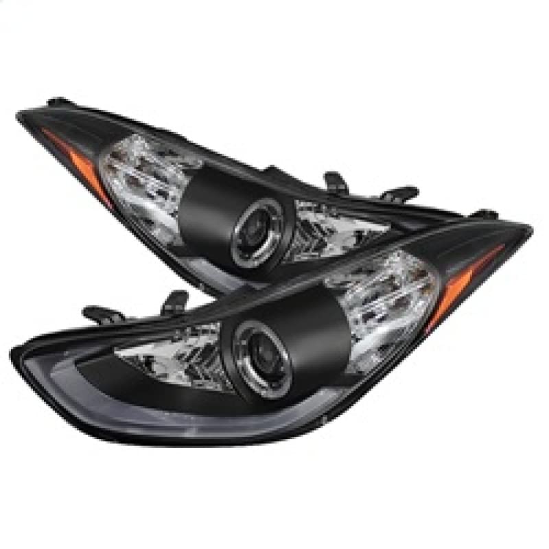 Auto Spyder 5073662 LED Halo Projector Headlights Black/Clear