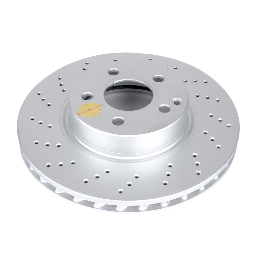 Power Stop EBR1629EVC High Carbon Evolution GEOMET Coated Front Brake Rotor For Mercedes-Benz E500 2004-2006, Mercedes-Benz SL500 2004-2006 [Model Specific]