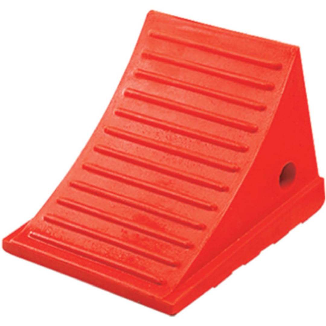 One Checkers Large Wheel Chock for 27-35" Tires, Heavy Duty Wheel Chocks for Semi Trucks, Utility, Tractor Trailer, 30k lb Load Capacity, Made in The USA, Polyurethane, UC1700