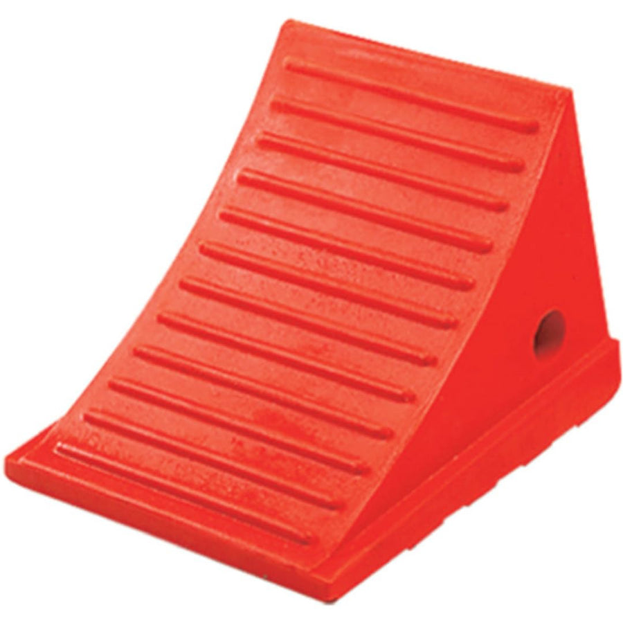 One Checkers Large Wheel Chock for 27-35" Tires, Heavy Duty Wheel Chocks for Semi Trucks, Utility, Tractor Trailer, 30k lb Load Capacity, Made in The USA, Polyurethane, UC1700