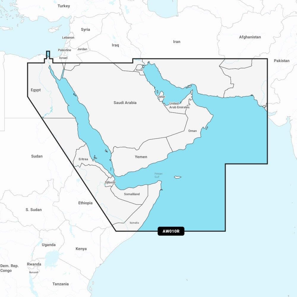 GARMIN NAVIONICS - 010-C1229-20 - The Gulf & RED SEA CARTO