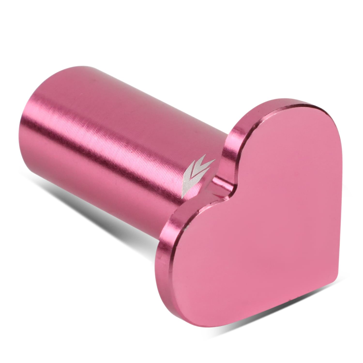 NRG Innovations 6061 Aluminum NRG-DB-H002PK Heart E-Brake Drift Button, Hand Brake Lever Button Compatible with 1986 Toyota, Subaru WRX/STI, BRZ, Mazda Miata/RX-7, Pink