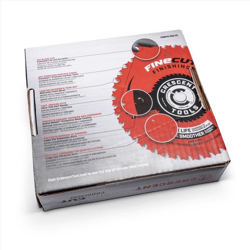 7-1/4" APEX Crescent 40T Finishing Ten Pack (CSBFN-740-10) (10/Each)