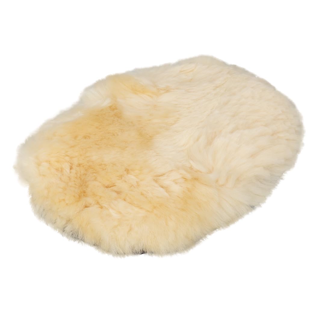 Maxshine Premium Universal Sheepskin Wool Wash Mitt – Ultra-Soft Real Lambswool Glove for Car Washing – Gentle, Scratch-Free Cleaning Pad for Safe Car Detailing & Paint Protection
