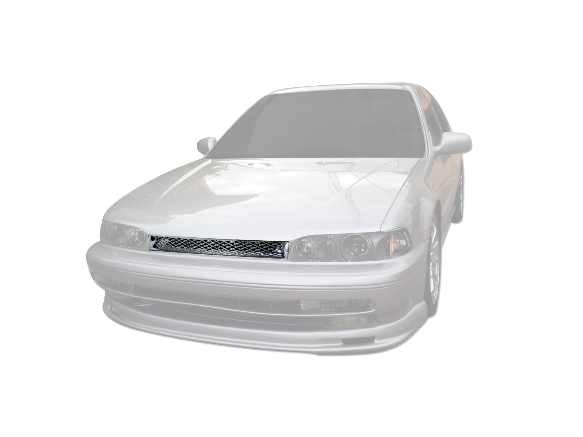 7148895 Armordillo USA Mesh Grille Fits 1990-1993 Honda Accord-Chrome