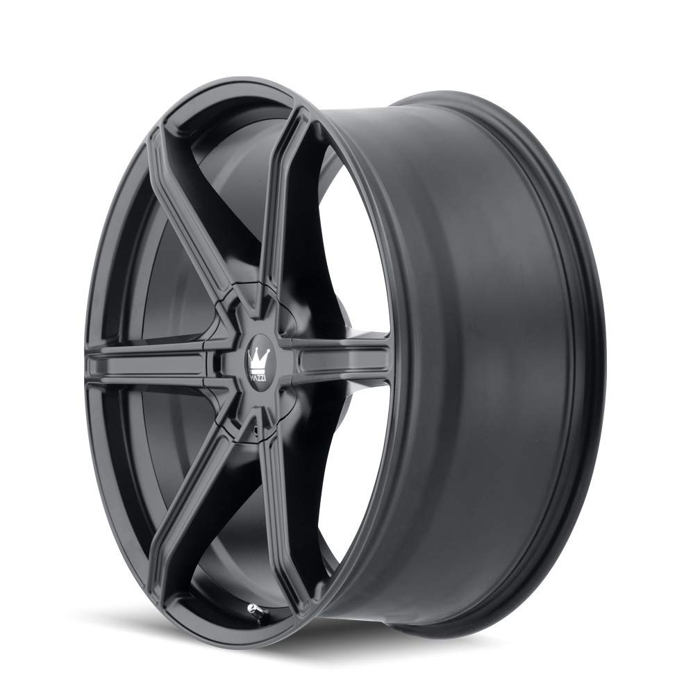 20X8.5 MAZZI Stilts 371 Matte Black 5-110/5-115 35mm 72.6mm Wheel with Painted (20 x 8.5 inches /5 x 110 mm, 35 mm Offset)