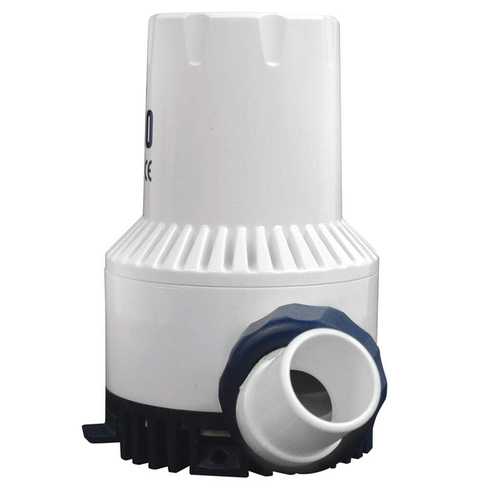 Heavy Duty Attwood 4760-4 2,000 GPH Fully Submersible Boat Bilge Pump, White Finish
