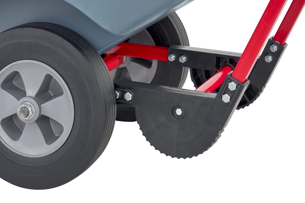 Rubbermaid Brute Dump Truck/Tilt Trash Cart/Garbage Collection/Recycling 1 Cubic Yard Standard Duty 1250 lbs. Gray Distribution Centers/Warehouse/Manufacturing/Stadiums