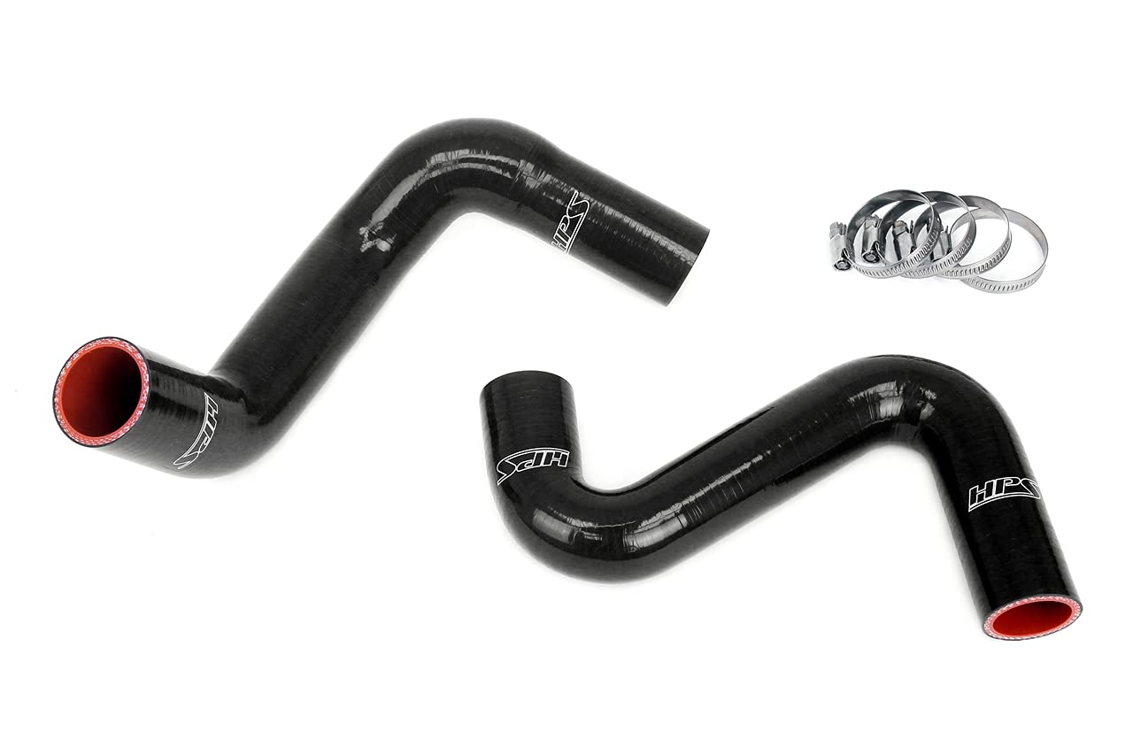 3-ply HPS Black Reinforced Silicone Radiator Coolant Hose Kit 57-1992-BLK